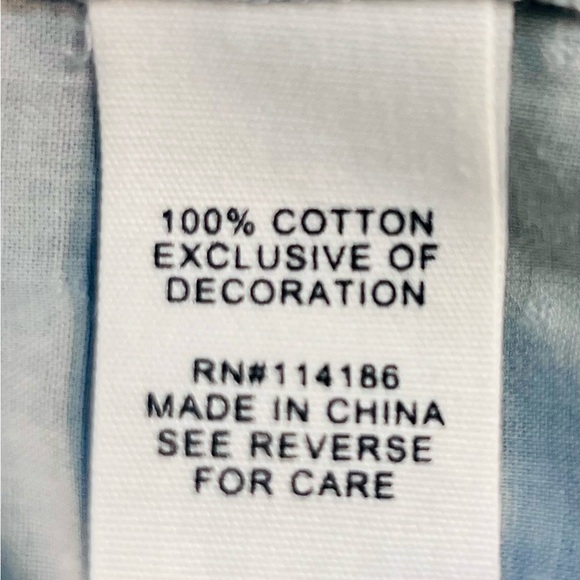 Adyson Parker Blue Mist Eyelet Hem Blouse - Picture 5 of 8